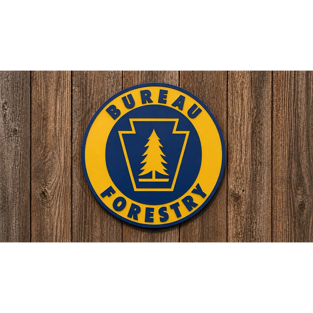 Pennsylvania Bureau of Forestry Sign Forest Protection Agriculture DNR Outdoors